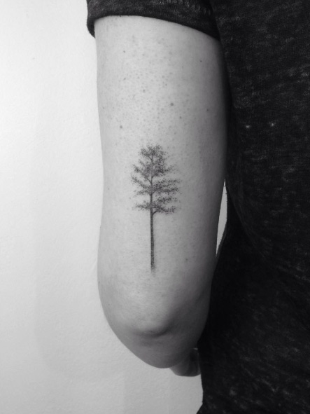 Tree on back arm by Lara M.J.