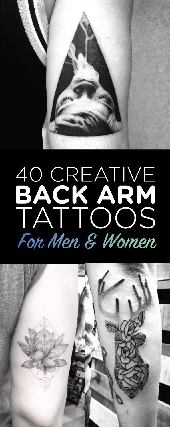 40 Creative Back Arm Tattoos For Men & Women - TattooBlend
