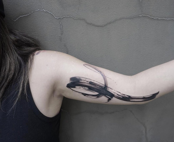 Abstract arm piece by Lee Stewart