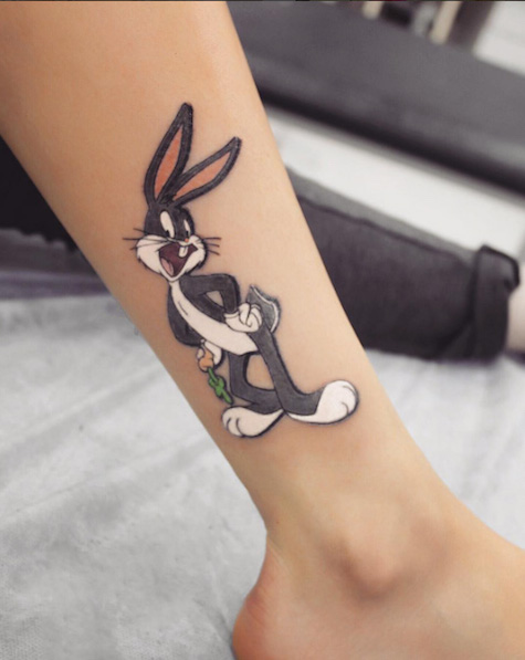 Bugs Bunny tattoo by Anna Yershova