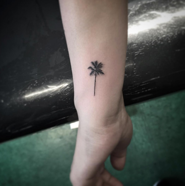 Small palm on wrist by Isaiah Negrete