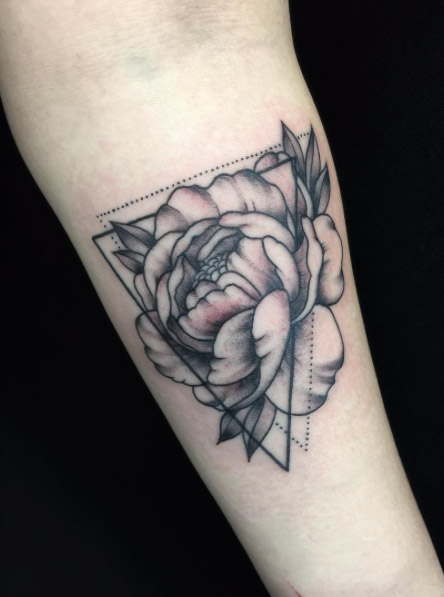 Creative peony design by Tommy Rattle