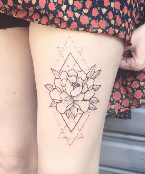 60+ Gorgeous Peony Tattoos That Are More Beautiful Than ...