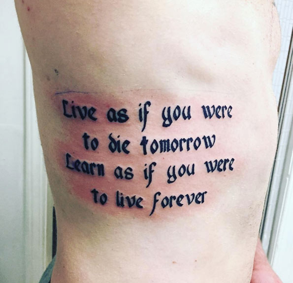 Learn forever quote by Ali Mcintire