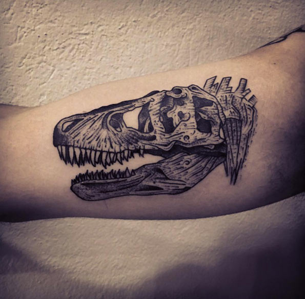 30 Terrifyingly Terrific T-Rex Tattoo Designs - TattooBlend