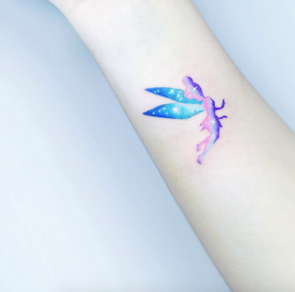 Starry Tinker Bell Tattoo by IDA