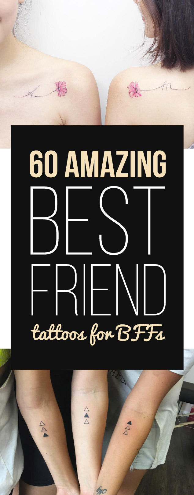 60 Amazing Best Friend Tattoos for BFFs