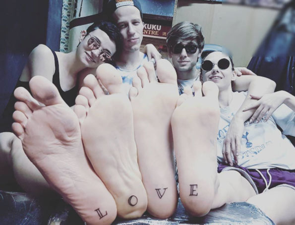 L-O-V-E tattoo for best friends by EnigMcD