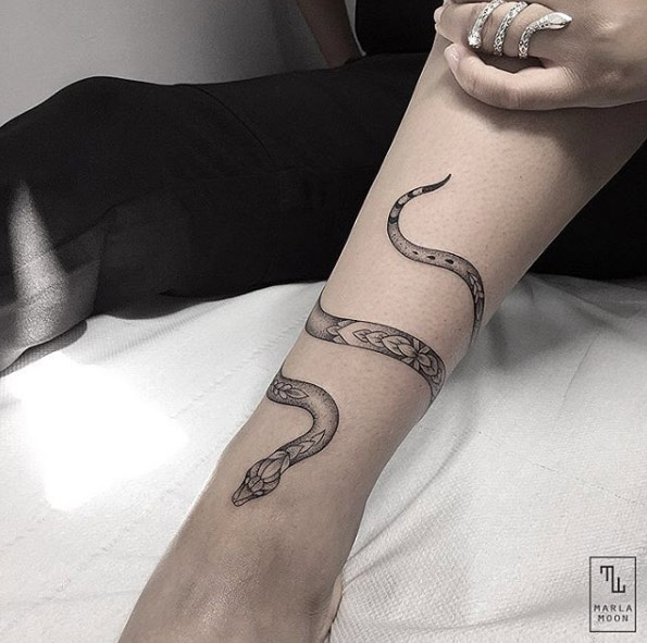 Snake wrap by Marla Moon