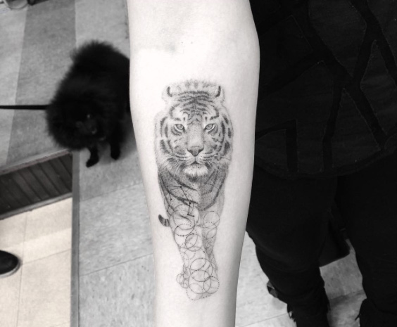 Tiger tattoo by Doctor Woo