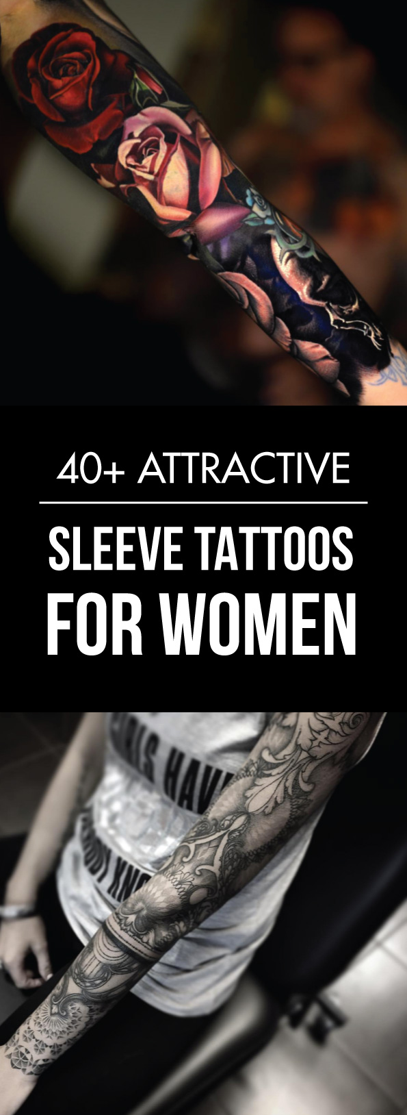 40+ Attractive Sleeve Tattoos for Women