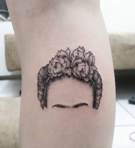 Frida Kahlo tattoo by Otavio Borges
