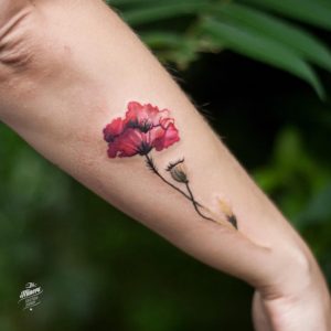 50+ Enchanting Flower Tattoos For Fall - TattooBlend