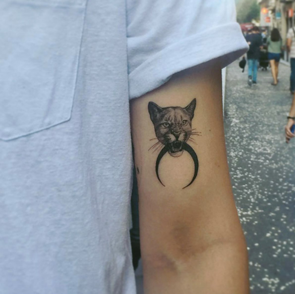 Panther tattoo by Sol Tattoo