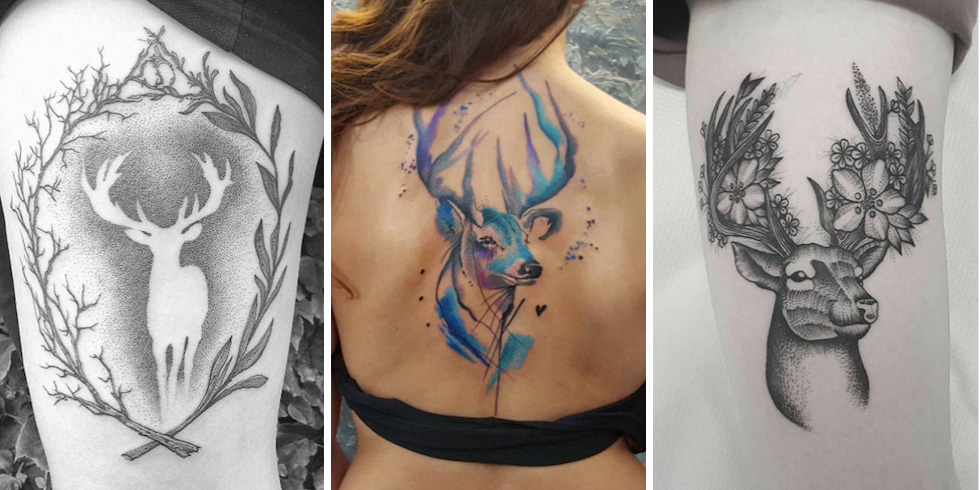stag-tattoo-designs
