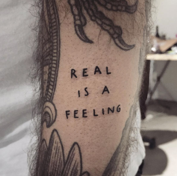 'Real is a feeling' by Susanne König