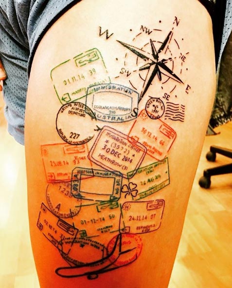 45 Inspirational Travel Tattoos That Are Beyond Perfect ...