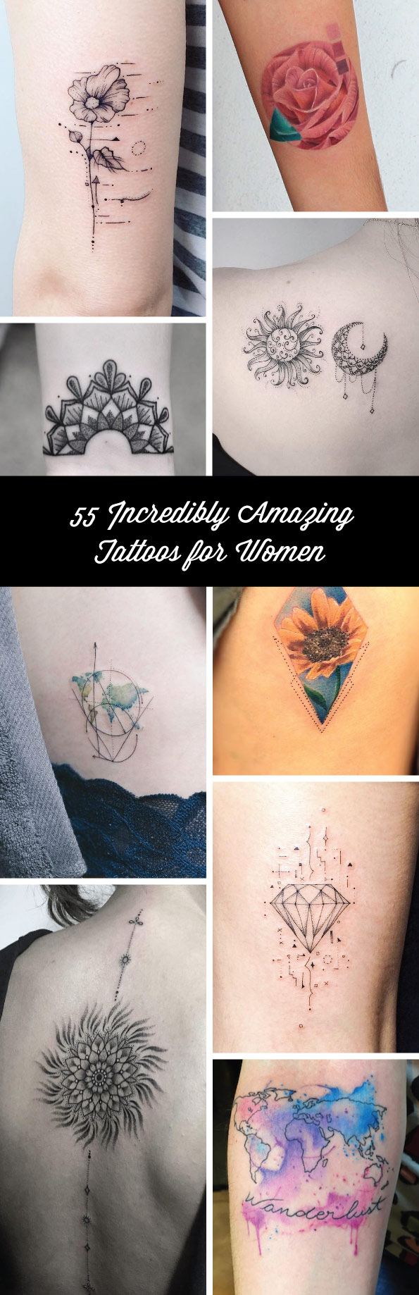 55 Incredibly Amazing Tattoos for Women | TattooBlend