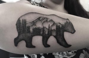 40+ Creative & Unique Landscape Animal Tattoo Designs - TattooBlend