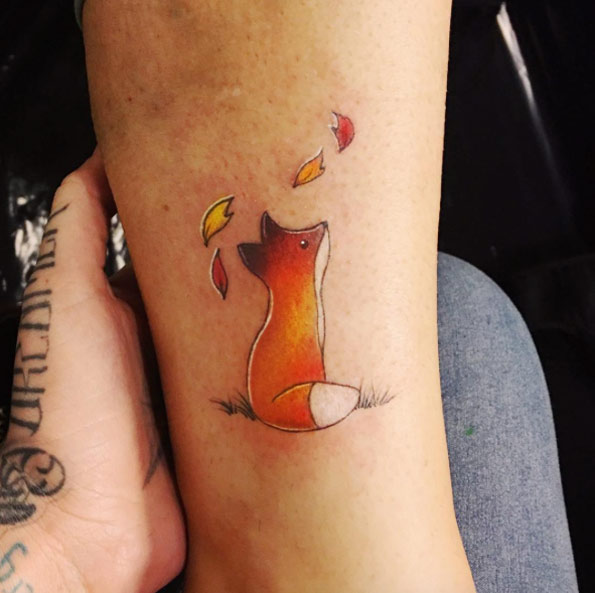 Curious little fox by Kaitlin Dutoit