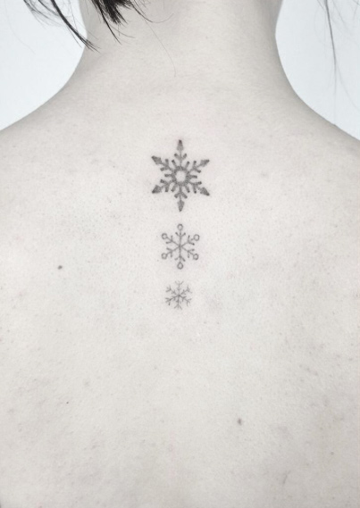 Fading snowflakes by Jakub Nowicz