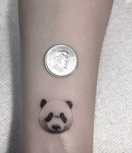 Panda tattoo by Zeke