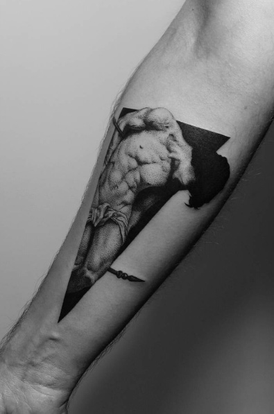 Roberto Ferri tattoo by Paweł Indulski