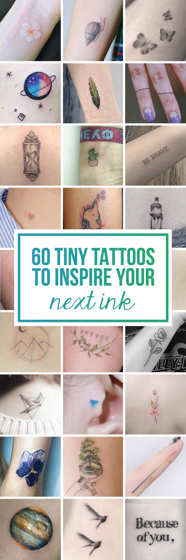 60 Tiny Tattoos To Inspire Your Next Ink | TattooBlend