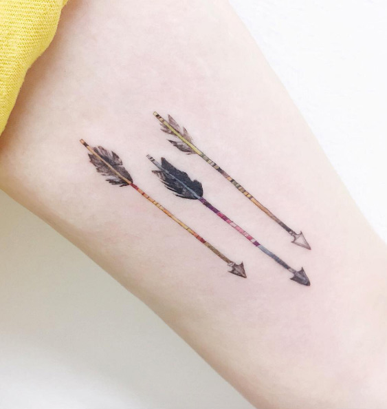 Arrow tattoos by Banul