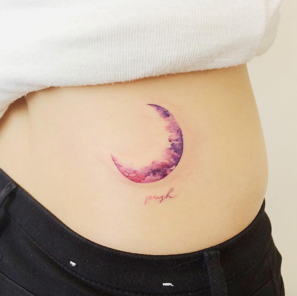 Crescent moon by Doy