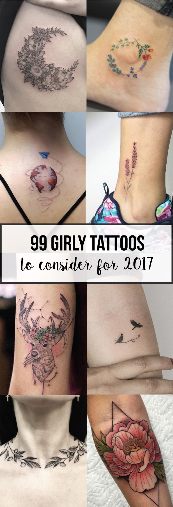 99 Girly Tattoos to Consider for 2017 | TattooBlend