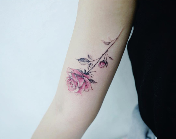 Fancy rose by Tattooist Banul