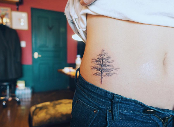 Tree tattoo by Nando