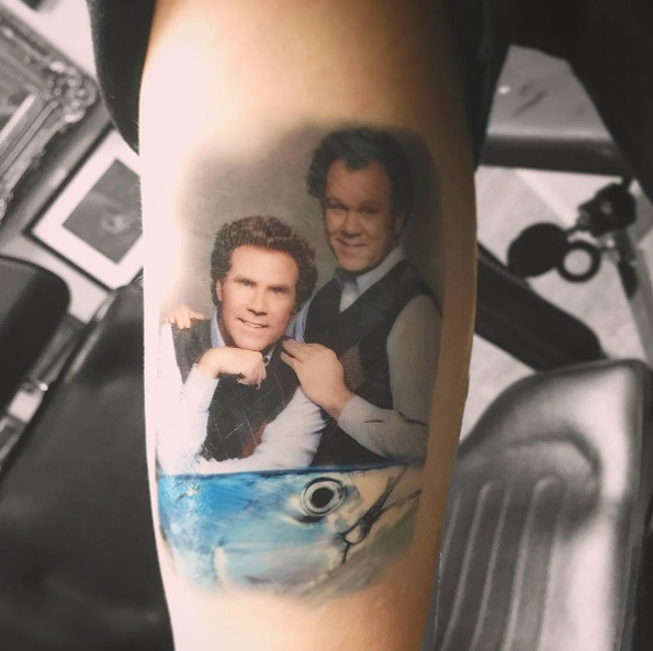 Step Brothers tattoo by Mike DeVries