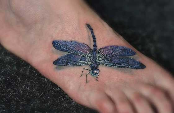 dragonfly wings tattoo