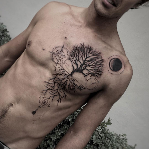Tree tattoo by Jean Alvarez