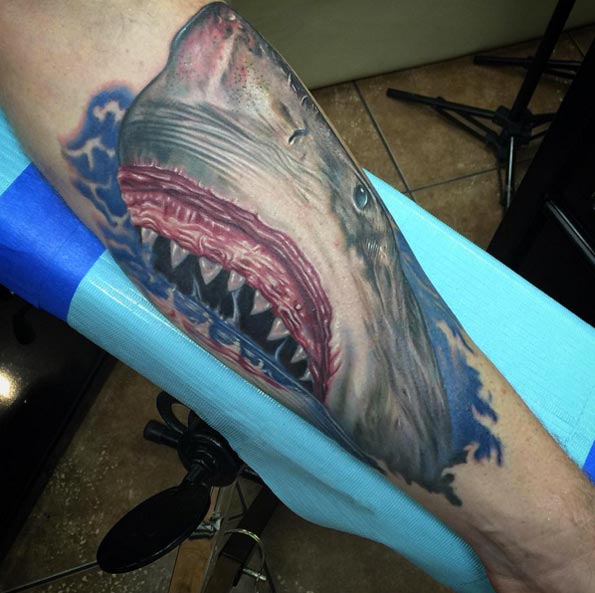 50 Fantastic Shark Tattoos That Are Better Than Shark Week - TattooBlend