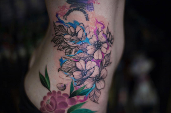 Freehand flowers by Ivan Androsov