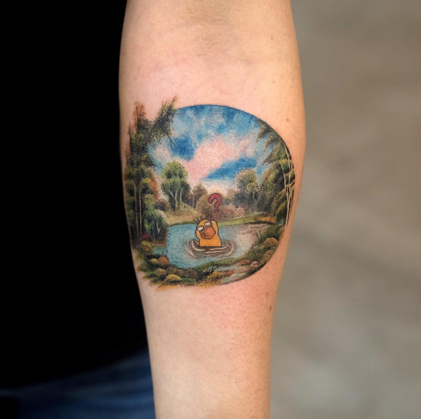 Landscape tattoo by Mikhail Anderson