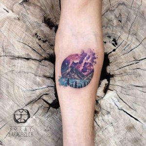 cosmic spiral tattoo cosmic spiral tattoo