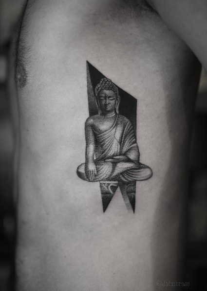 Dotwork Buddha by Ivan Androsov