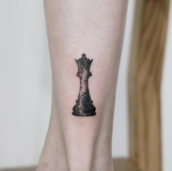 Cosmic queen tattoo by Tattooist Doy