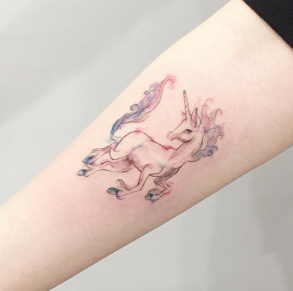 Unicorn by Tattooist Doy