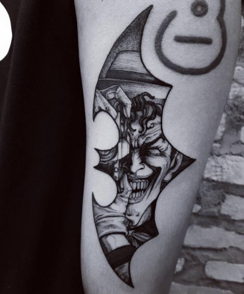 Joker tattoo by Felipe Kross