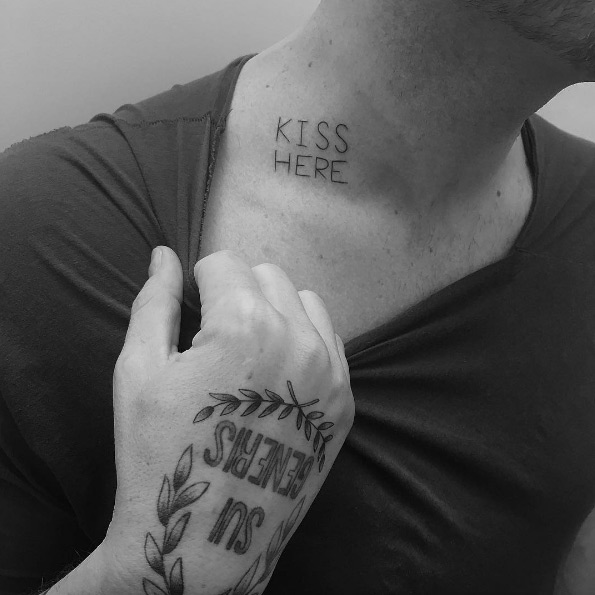 'Kiss here' by Balazs Bercsenyi