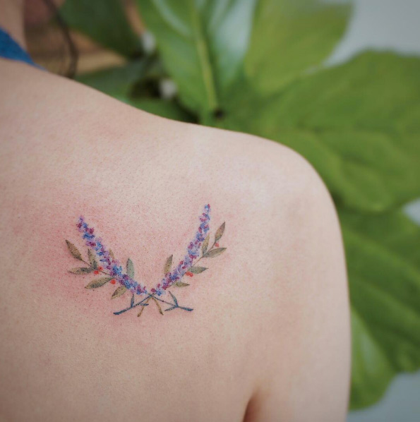 Lavender branches by G.NO