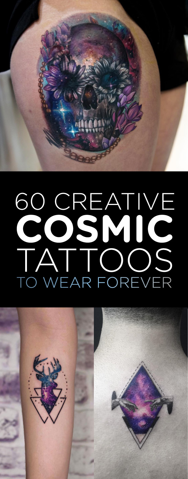60 Cosmic Space Tattoo Designs | TattooBlend
