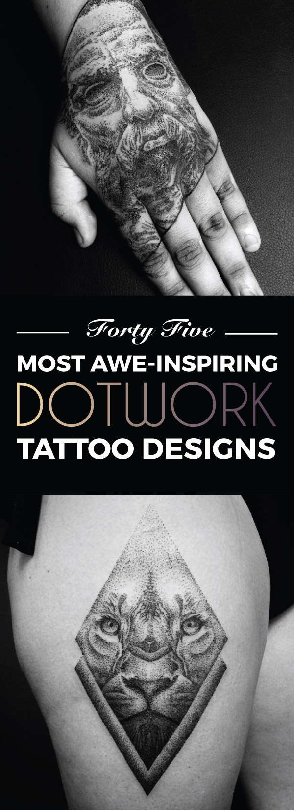 45 Most Awe-Inspiring Dotwork Tattoo Designs - TattooBlend