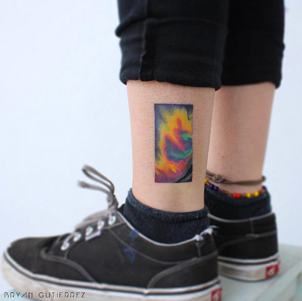Bands of color tattoo by Bryan Gutierrez