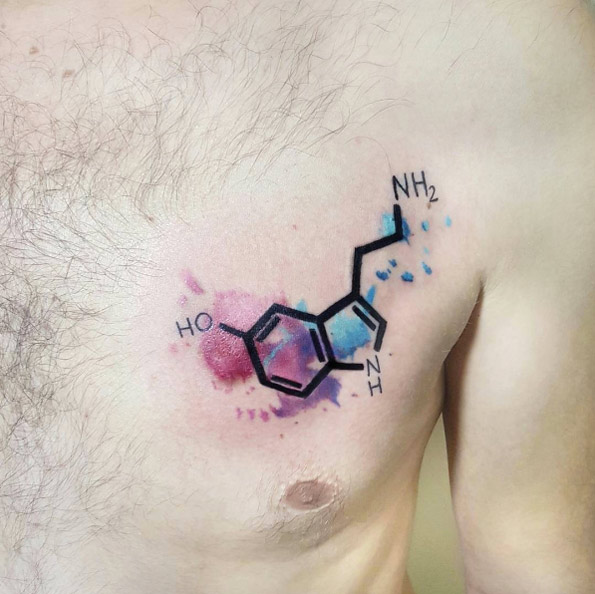 Science tattoo by Adana